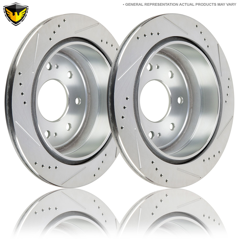 2005 Ford F Series Trucks Brake Rotor Set F150 RWD 7 Lug OE