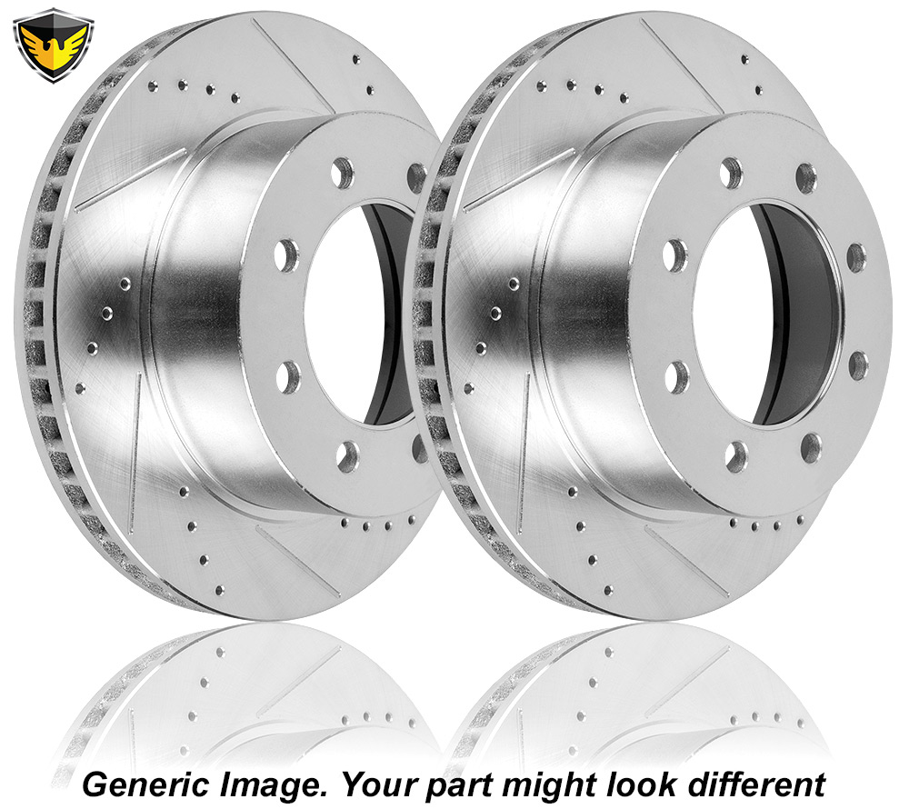 2000 GMC Sierra Brake Rotor Set Sierra 2500 - 6.0L - Standard Trans