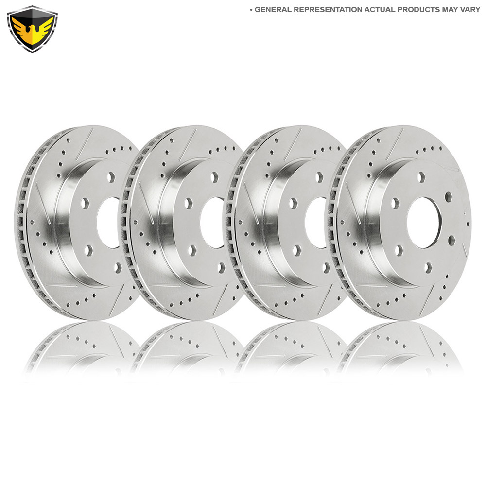 Chevrolet Suburban Rear Brake Rotors 325mm 6 Lug Rear Brake Disc Rotors ...