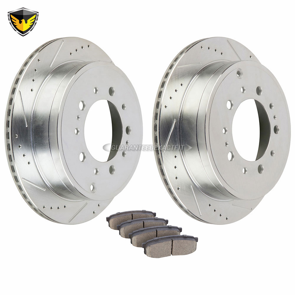 Lexus LX570 Brake Pad and Rotor Kit