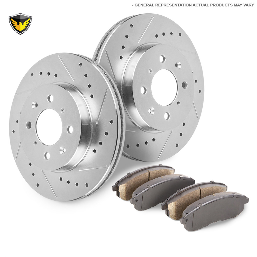 Kia Spectra Brake Pad and Rotor Kit