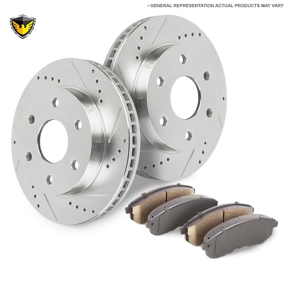 Mitsubishi Montero Brake Pad and Rotor Kit