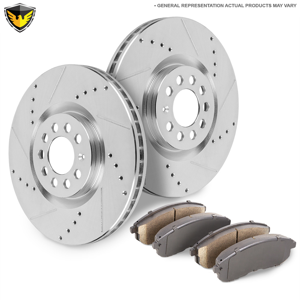 Audi A4 Brake Pad and Rotor Kit
