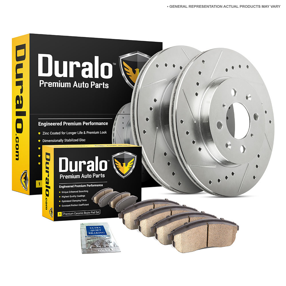 Ford Escort brake pad and rotor kit