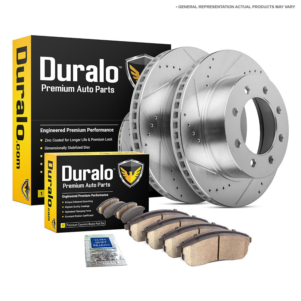 Ford E Series Van Brake Pad and Rotor Kit