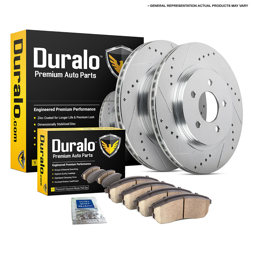 Dodge stealth brake pad and rotor kit