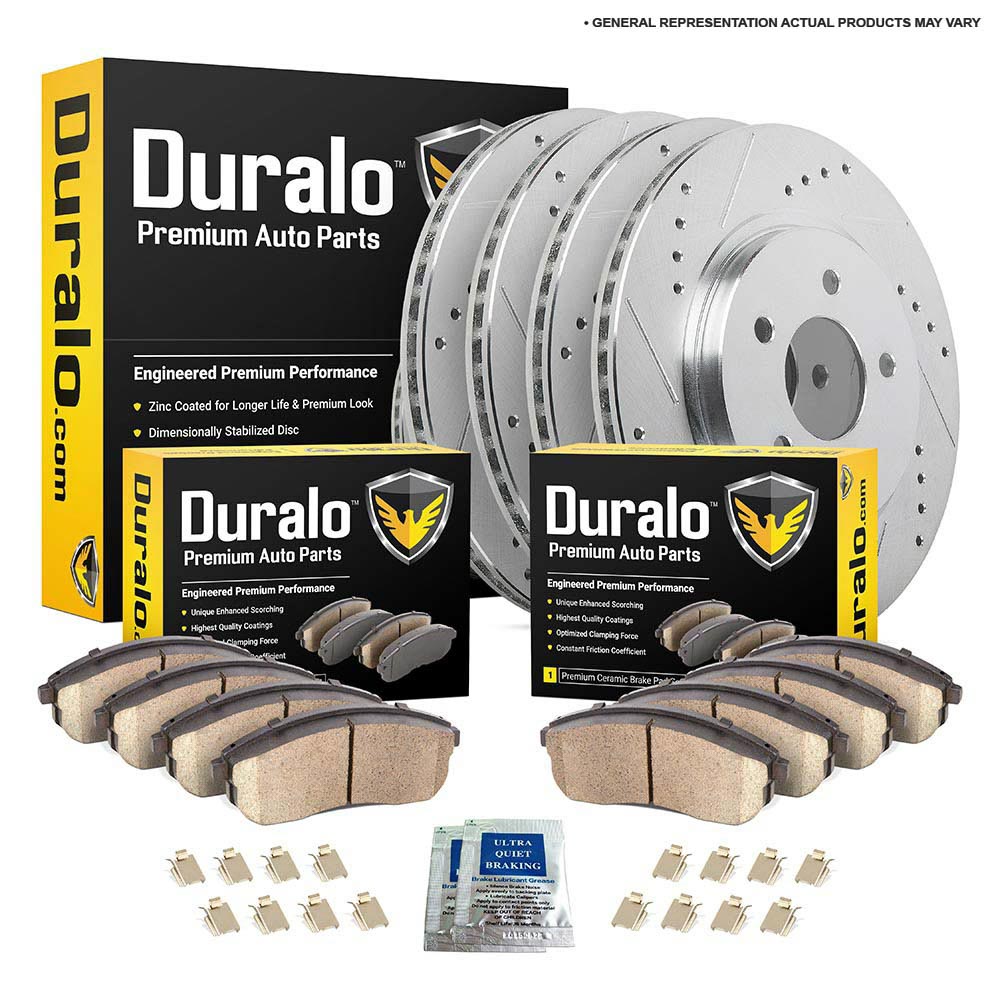 Front Brake Rotors Pads for 2002-2006 Acura RSX TYPE-S