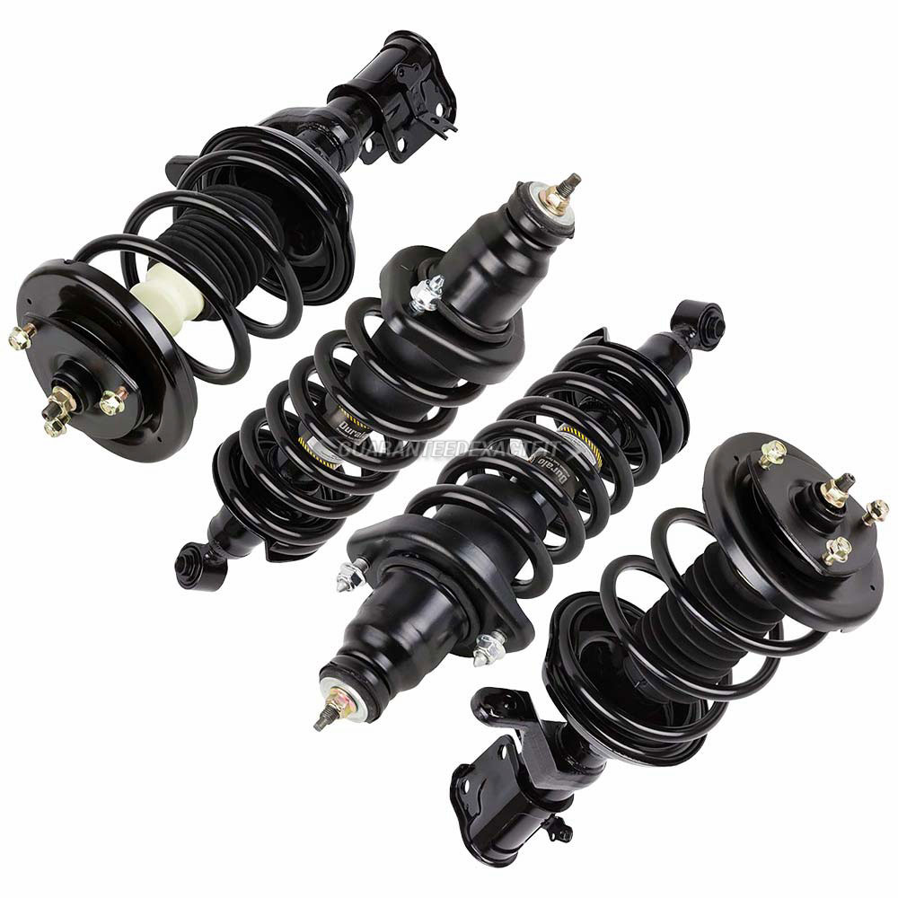 2001 Honda Civic Shock and Strut Set Front and Rear Kit With