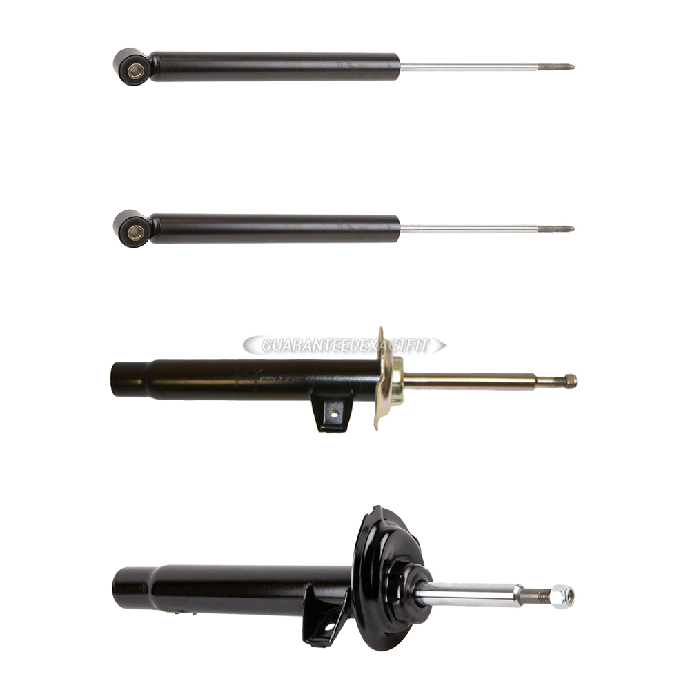 2004 Bmw 325Ci Shock and Strut Set w/ Sport Susp. w/o MTechnik Susp. Front and Rear Kit