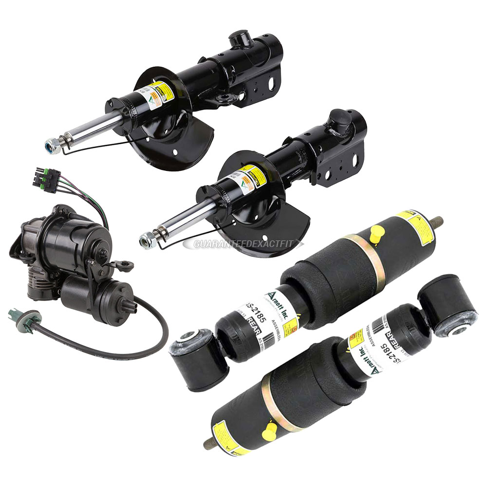 2001 Cadillac Eldorado Shock and Strut Set With Rear Air Suspension and