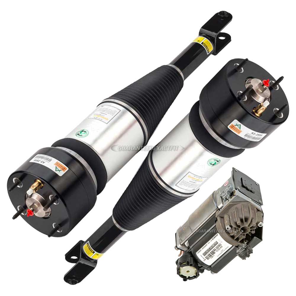 2004 Jaguar XJ8 Shock and Strut Set Front Kit w/ Compressor 7585616 YV