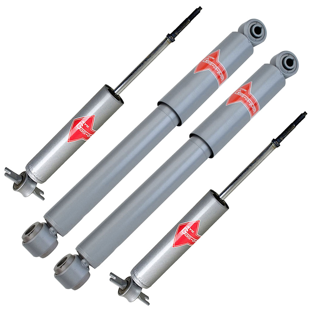 Pair Set of 2 Rear Gas-a-just KYB Susp Shock Absorbers Monotube Perf for Ford