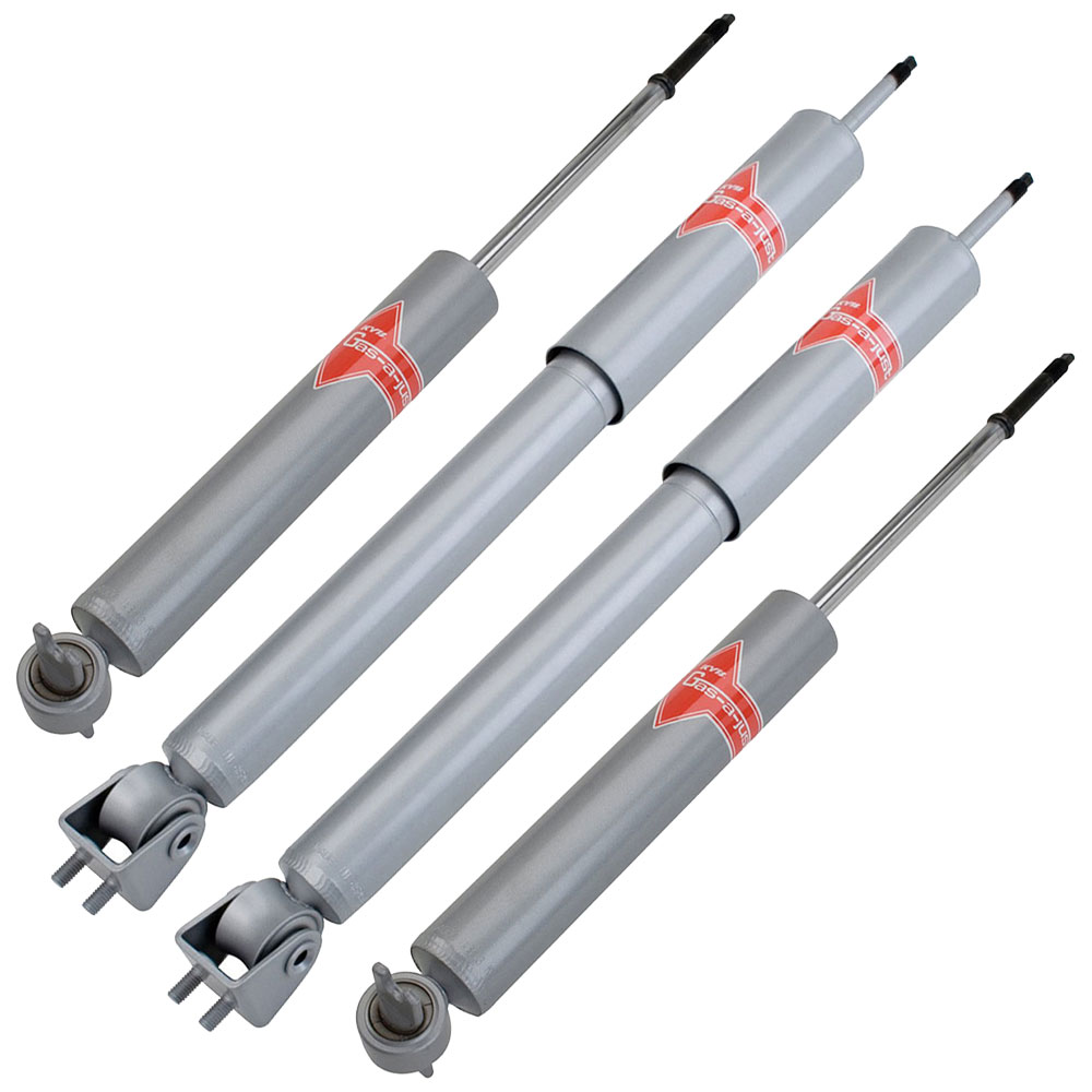 For Mercedes 200 200D 220 250 1968 Pair Rear KYB Gas-A-Just Shocks Struts