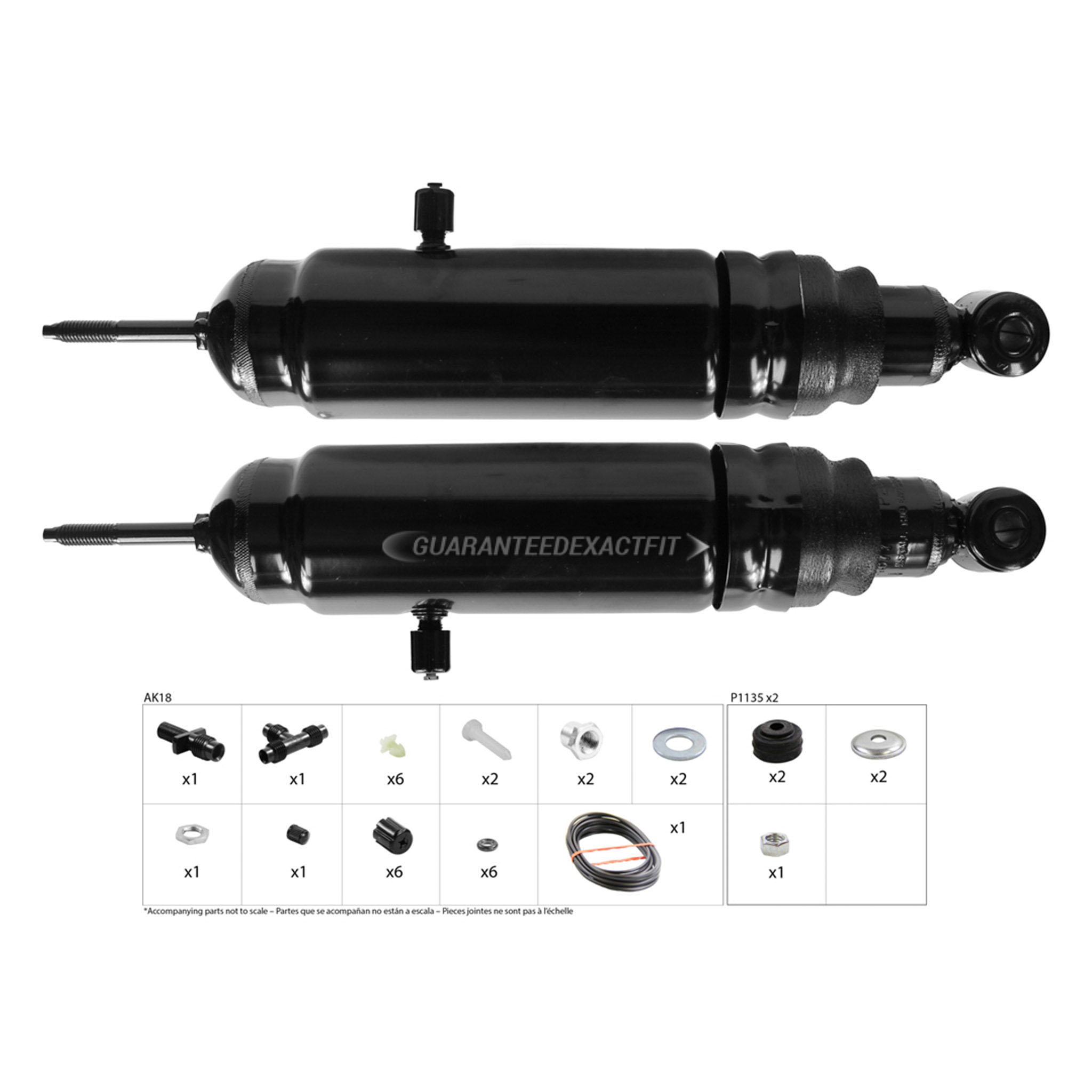 2000 Ford E Series Van Shock and Strut Set