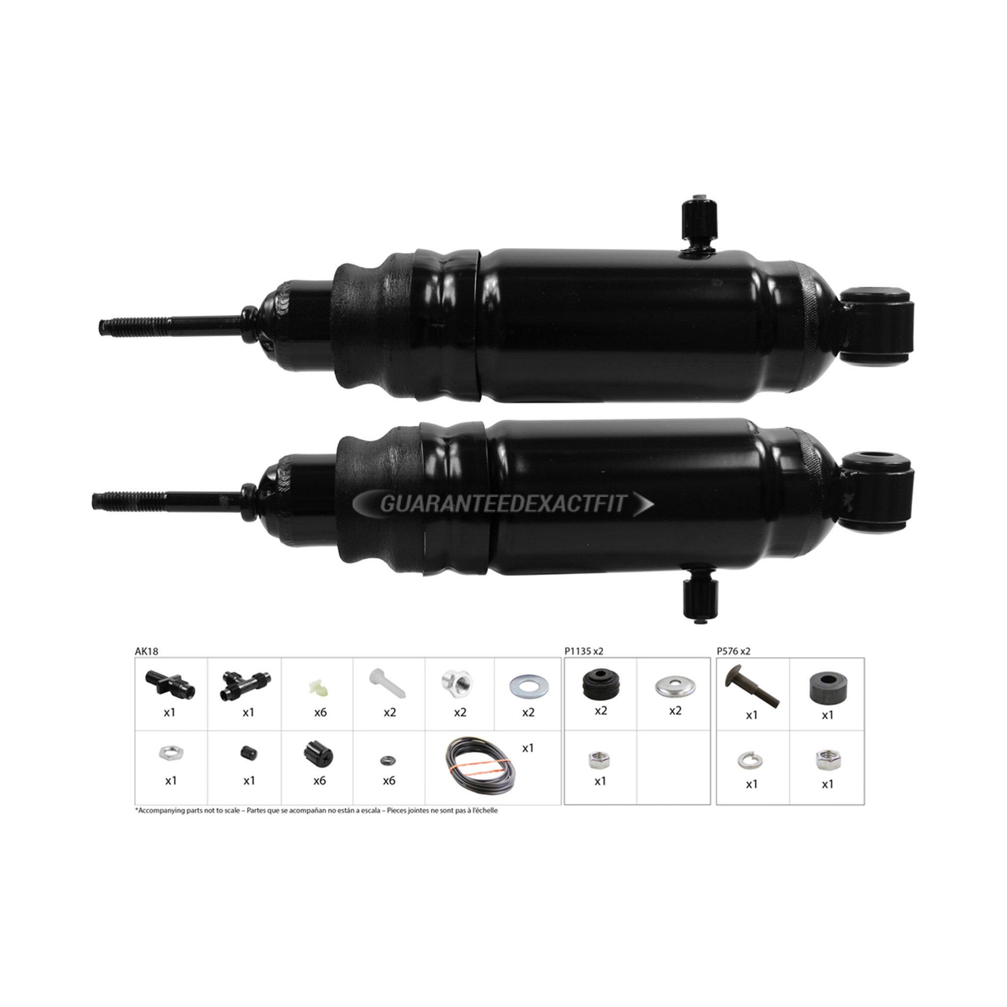 1973 Mercury Comet Shock and Strut Set