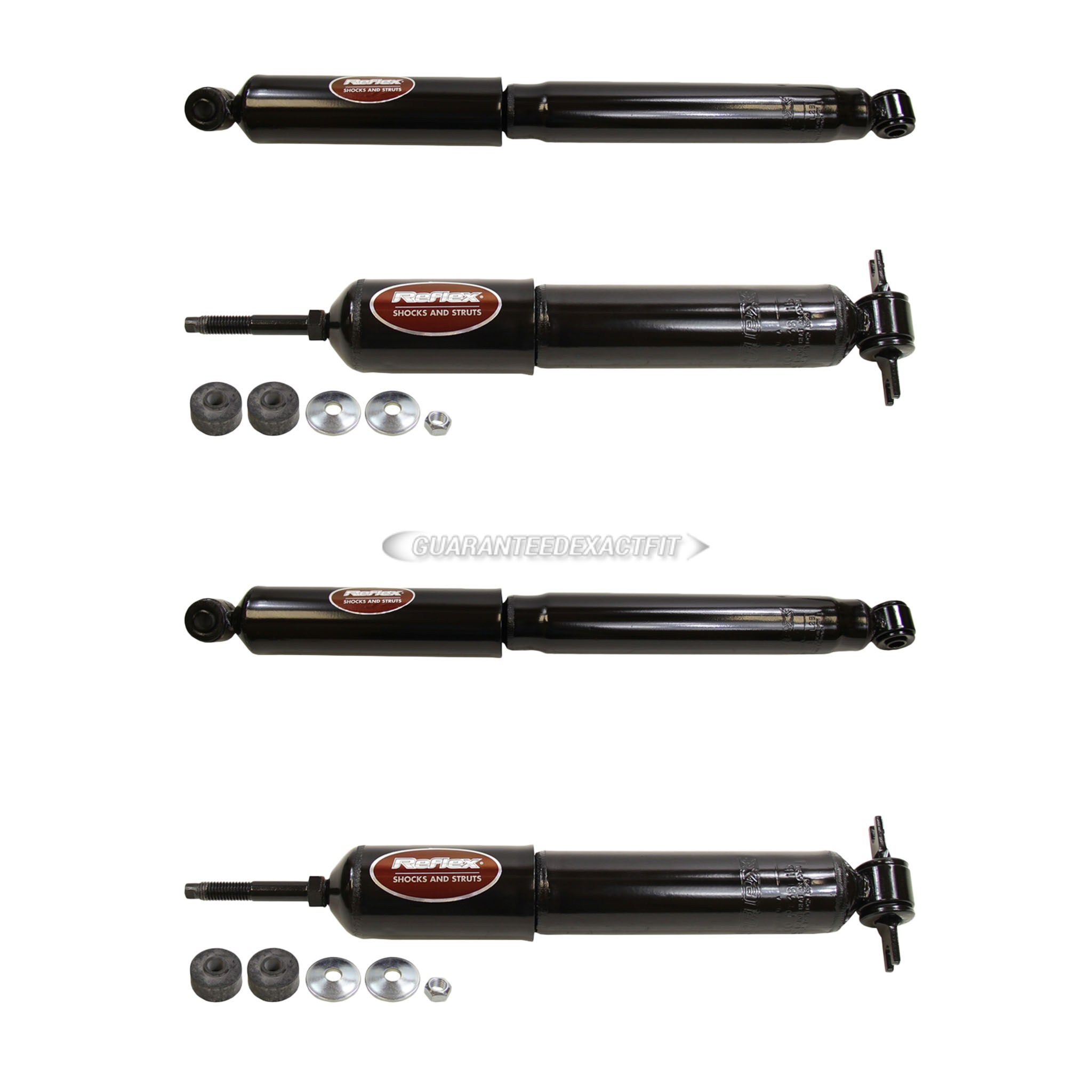 MONROE 4 FRONT REAR Shock Fit 2012 RAM 1500 Tradesman,RWD;