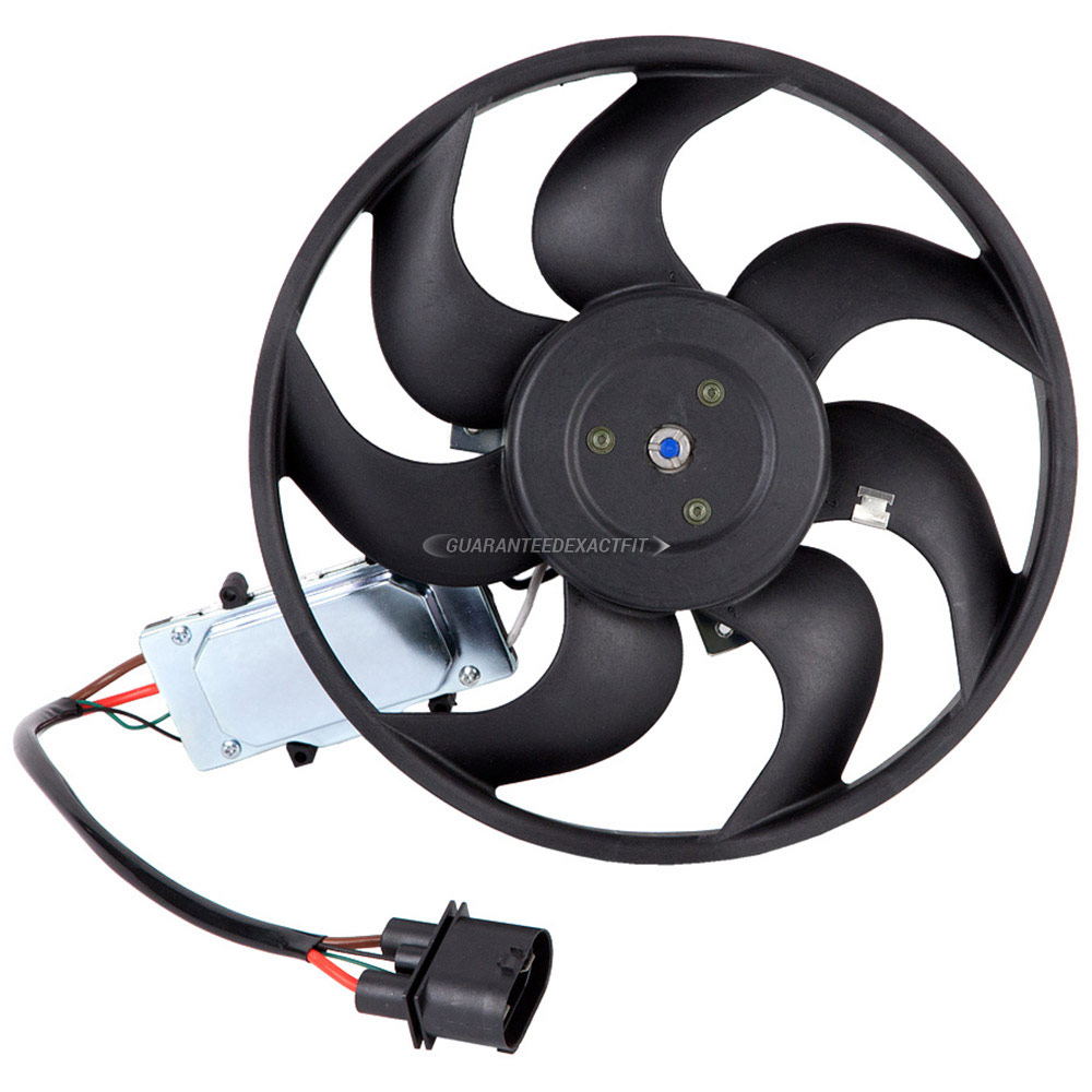 Audi q7 cooling fan assembly