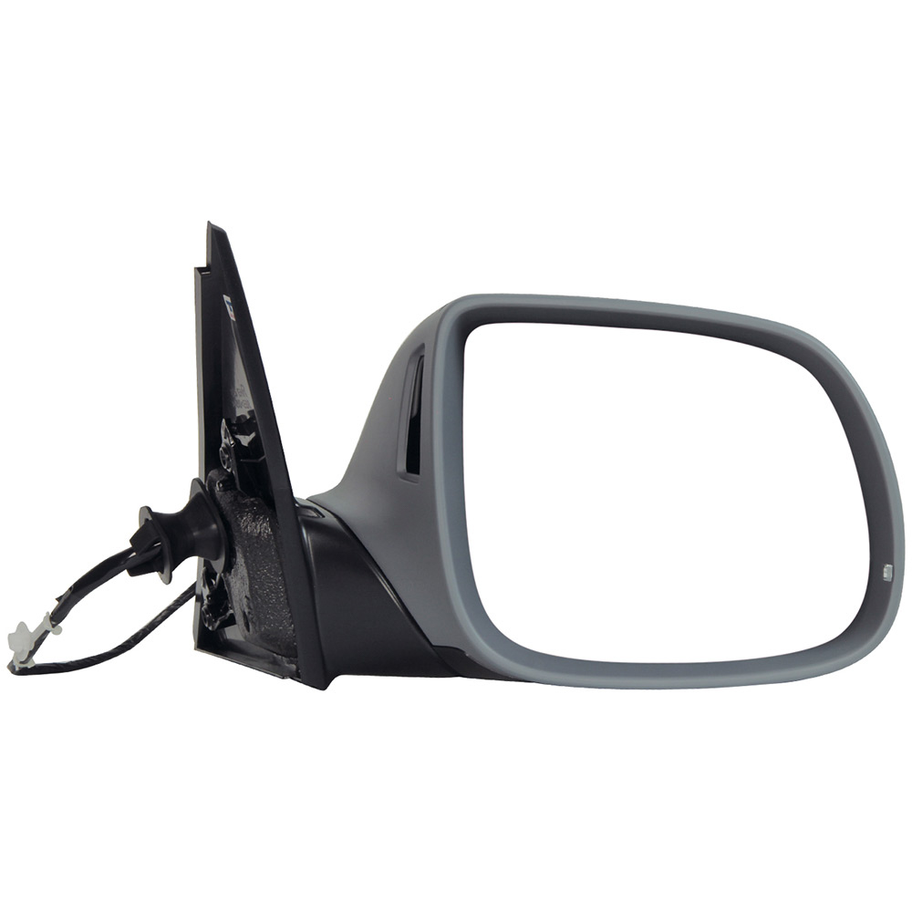2012 Audi Q5 Side View Mirror w/ Side Assist w/o Auto Dimming Manual Folding w/ Heat w
