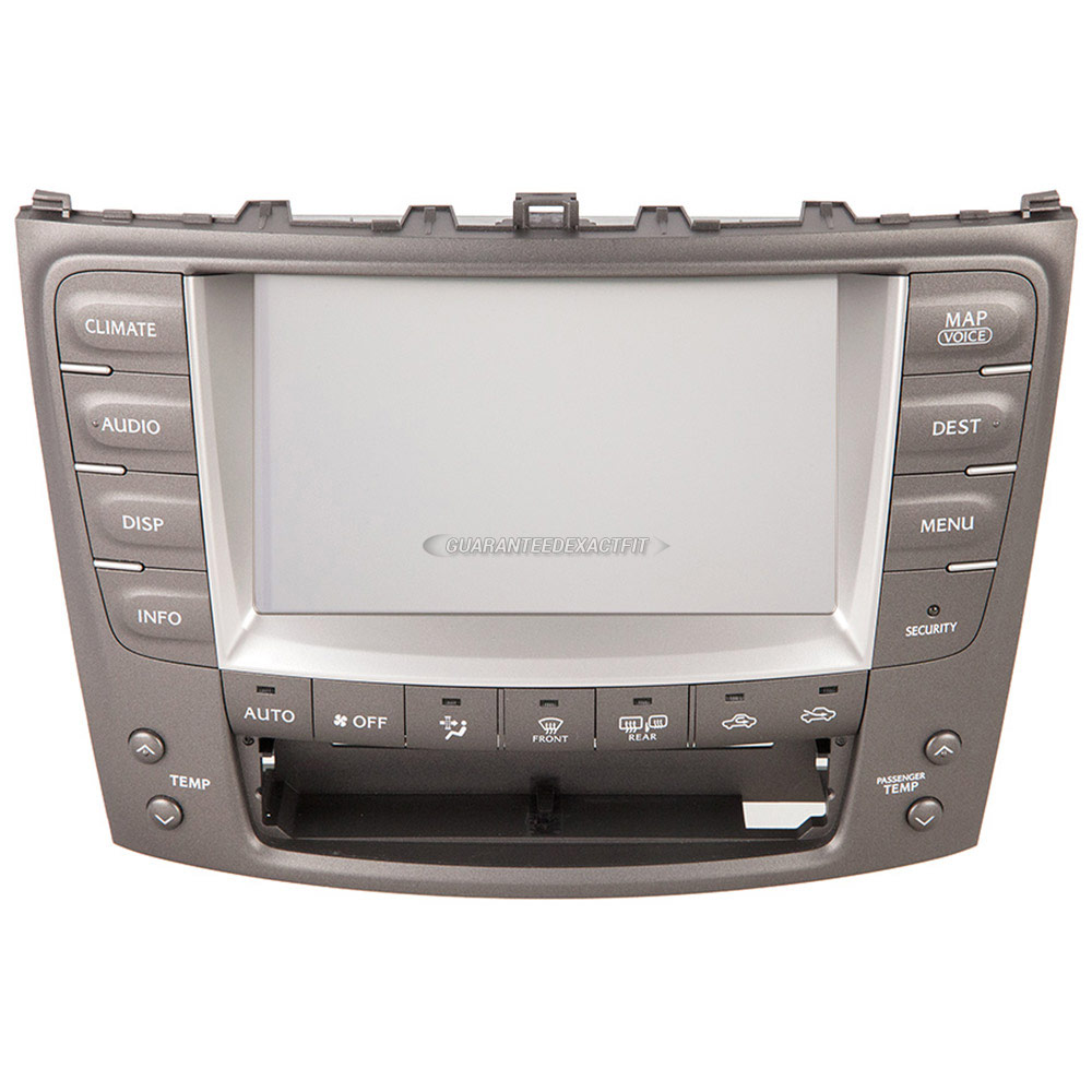 2008 Lexus IS250 Navigation Unit InDash Navigation Unit Display with