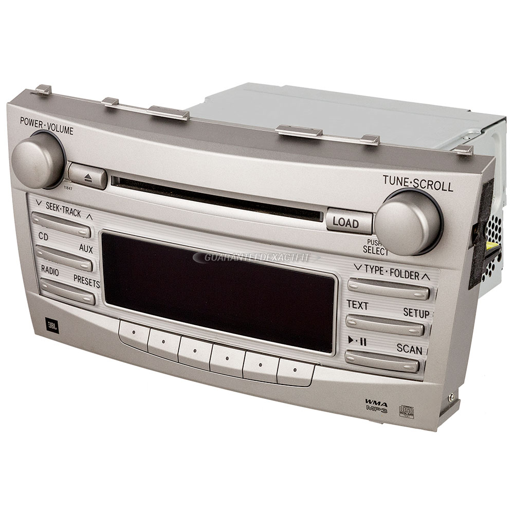 2009 Toyota Camry Radio or CD Player AMFMAUX6CD JBL Radio with Face
