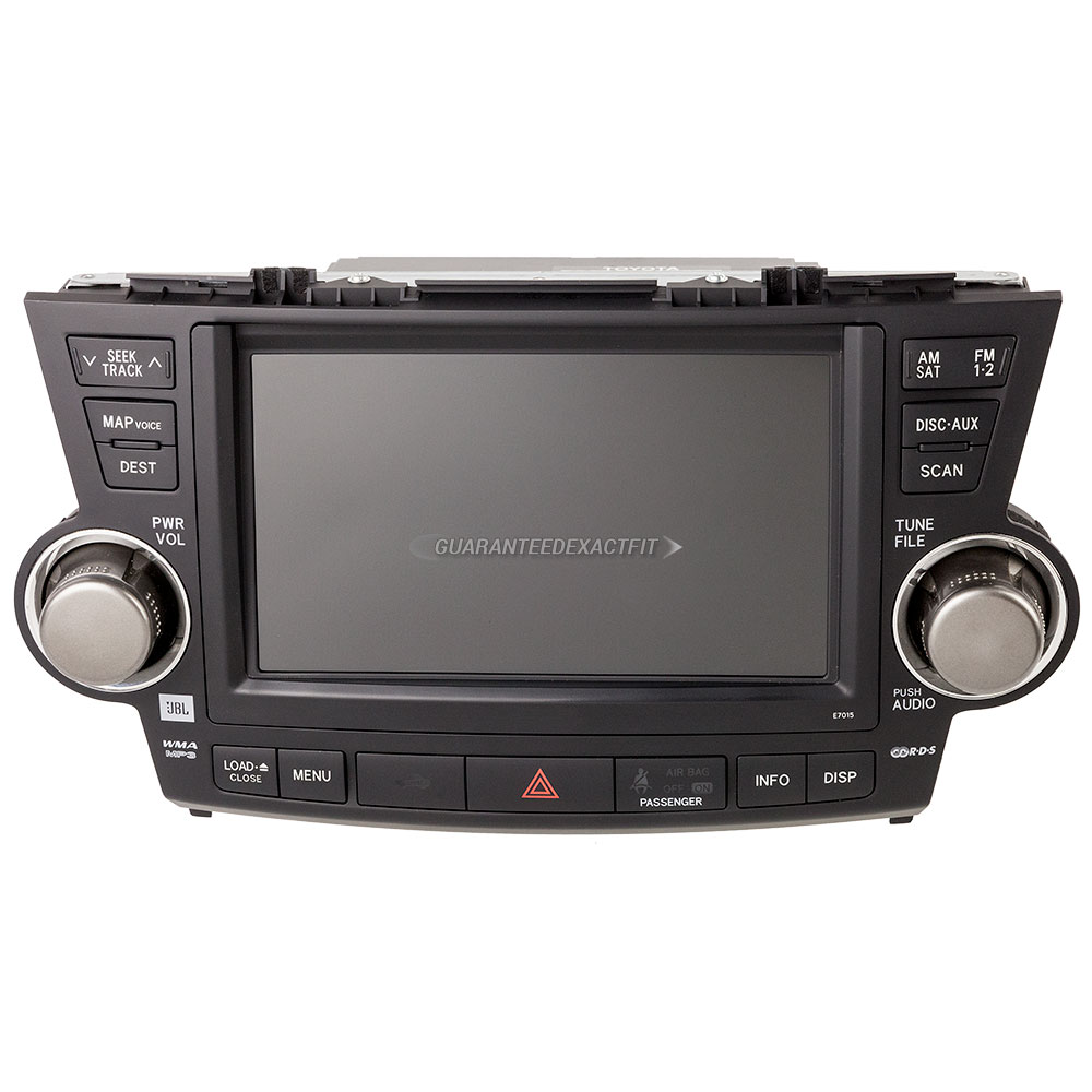 2009 Toyota Highlander Navigation Unit
