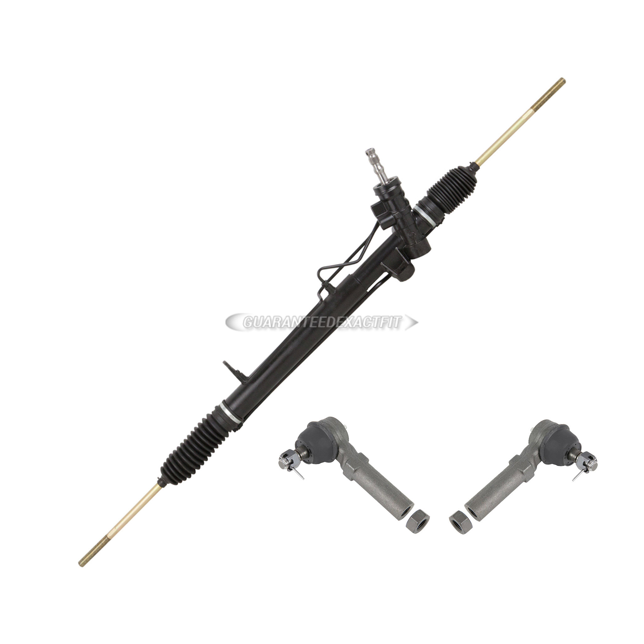 1987 Dodge Mini Ram Rack and Pinion and Outer Tie Rod Kit