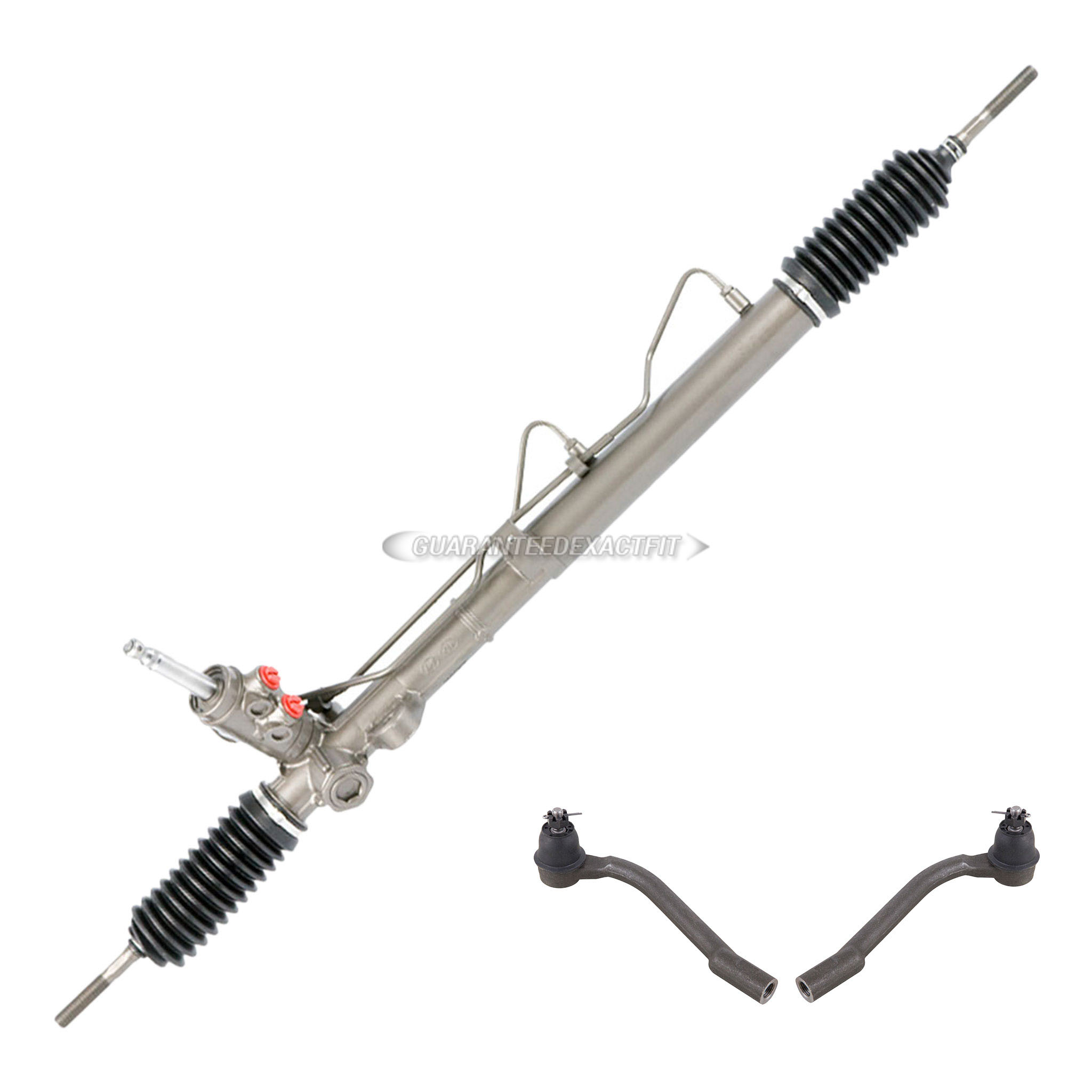 2013 Kia Forte Rack and Pinion and Outer Tie Rod Kit 