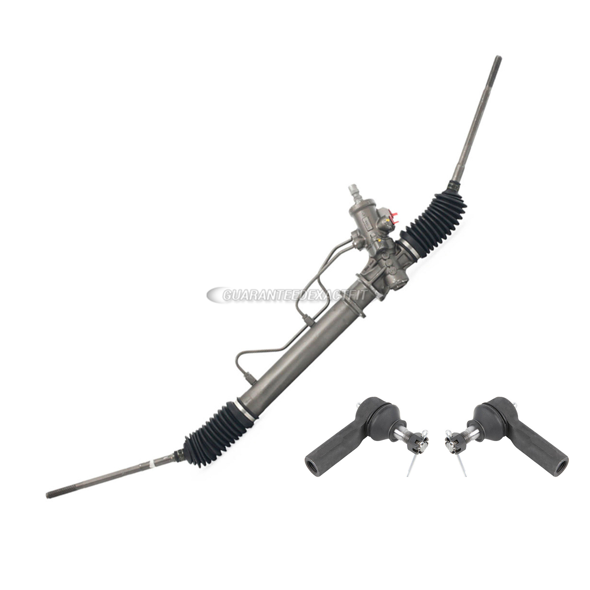 2000 Chevrolet Prizm Rack and Pinion and Outer Tie Rod Kit 