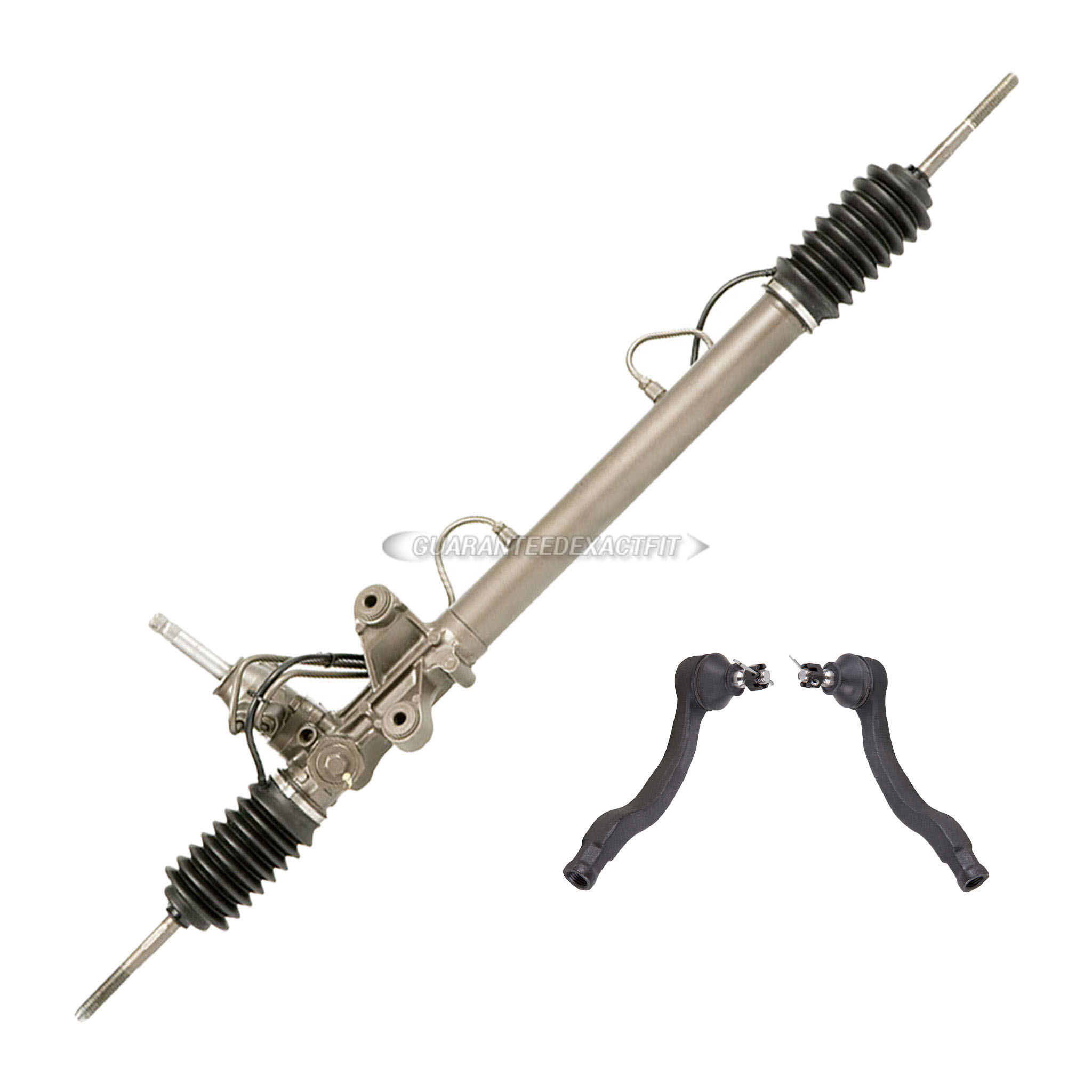 2000 Acura Integra Rack and Pinion and Outer Tie Rod Kit Power Steering