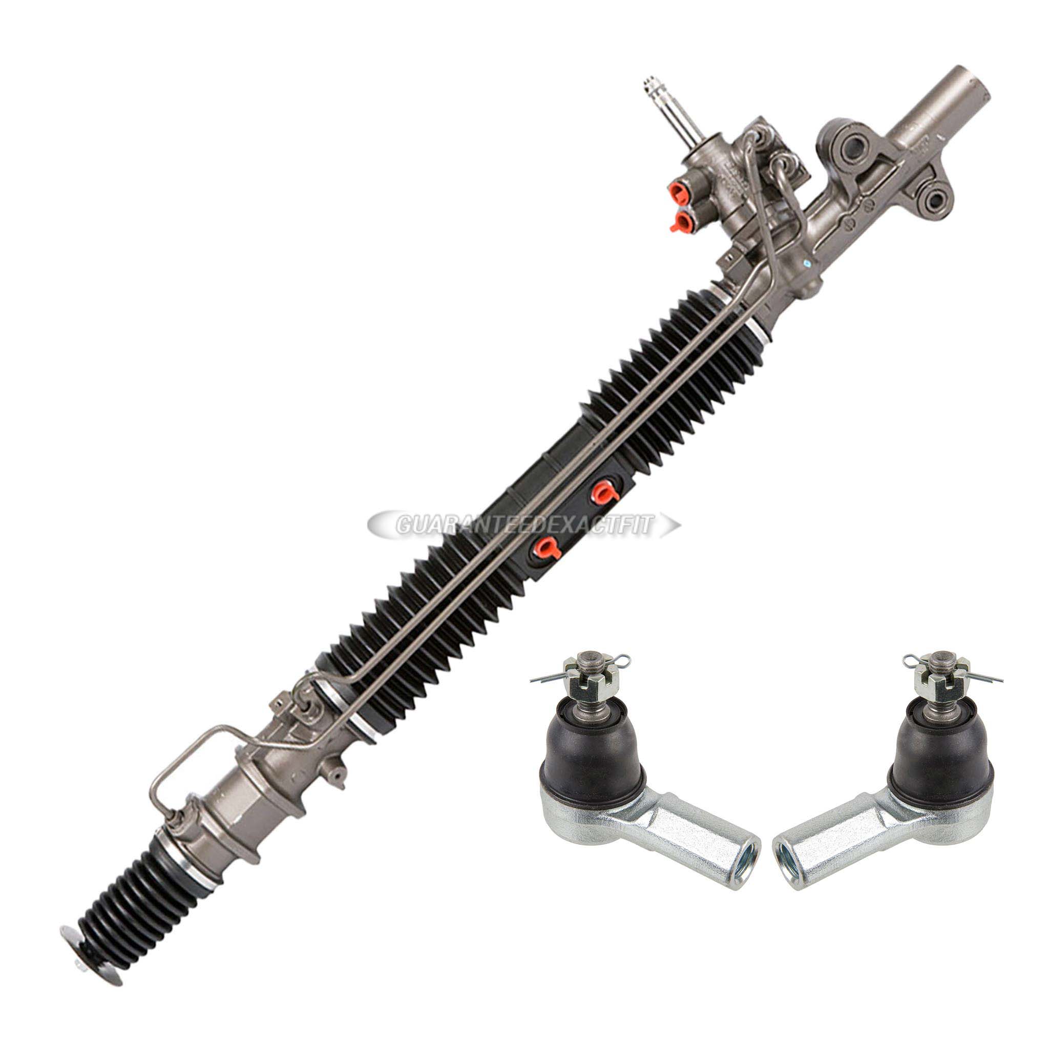 2006 Honda CRV Rack and Pinion and Outer Tie Rod Kit Power Steering 89