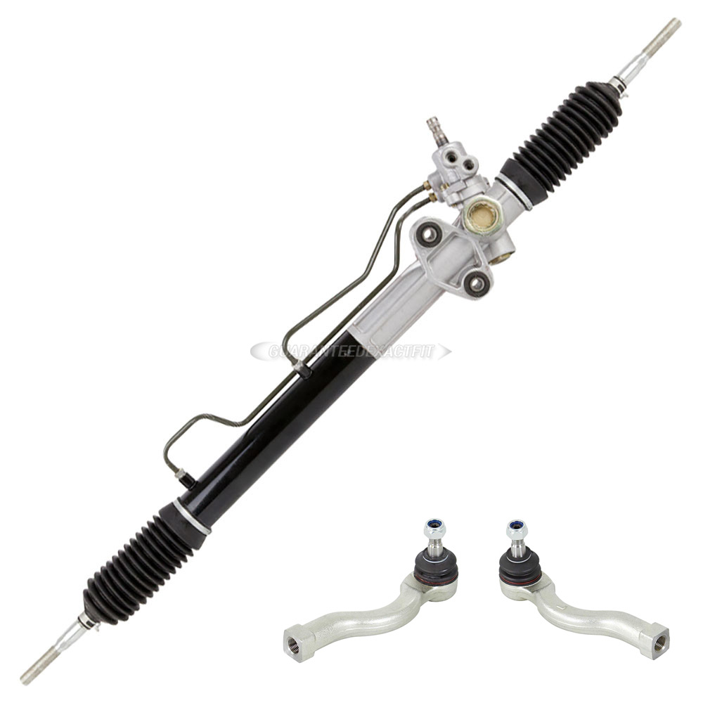 2005 Mitsubishi Montero Rack and Pinion and Outer Tie Rod Kit 