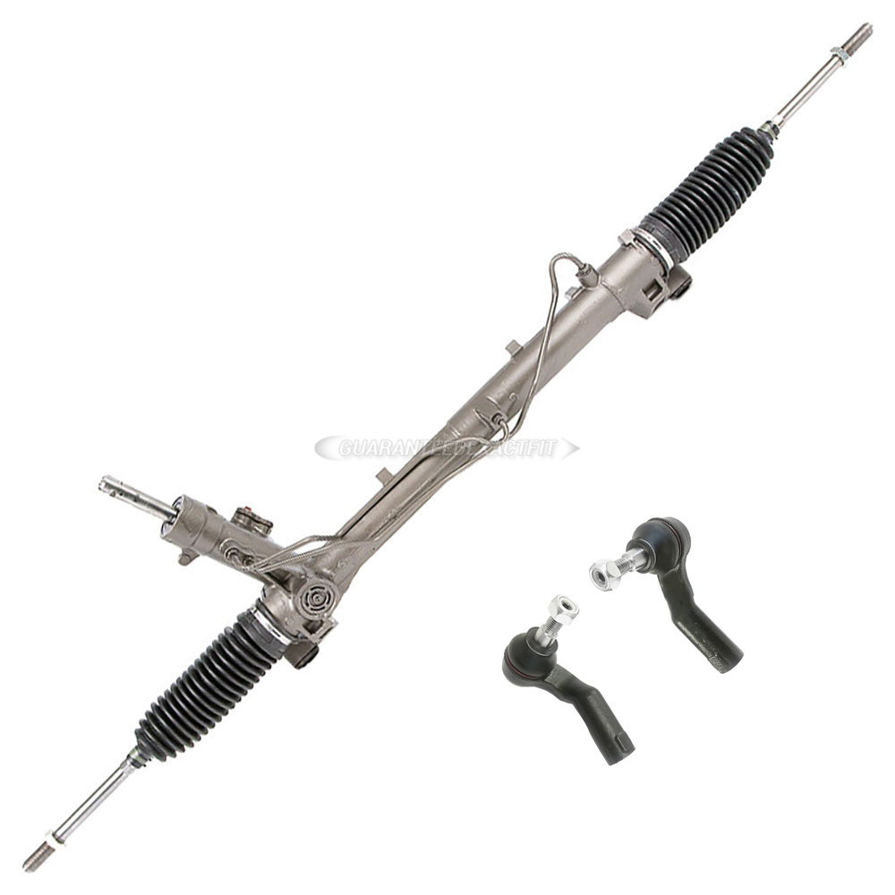 2012 Volvo C30 Rack and Pinion and Outer Tie Rod Kit