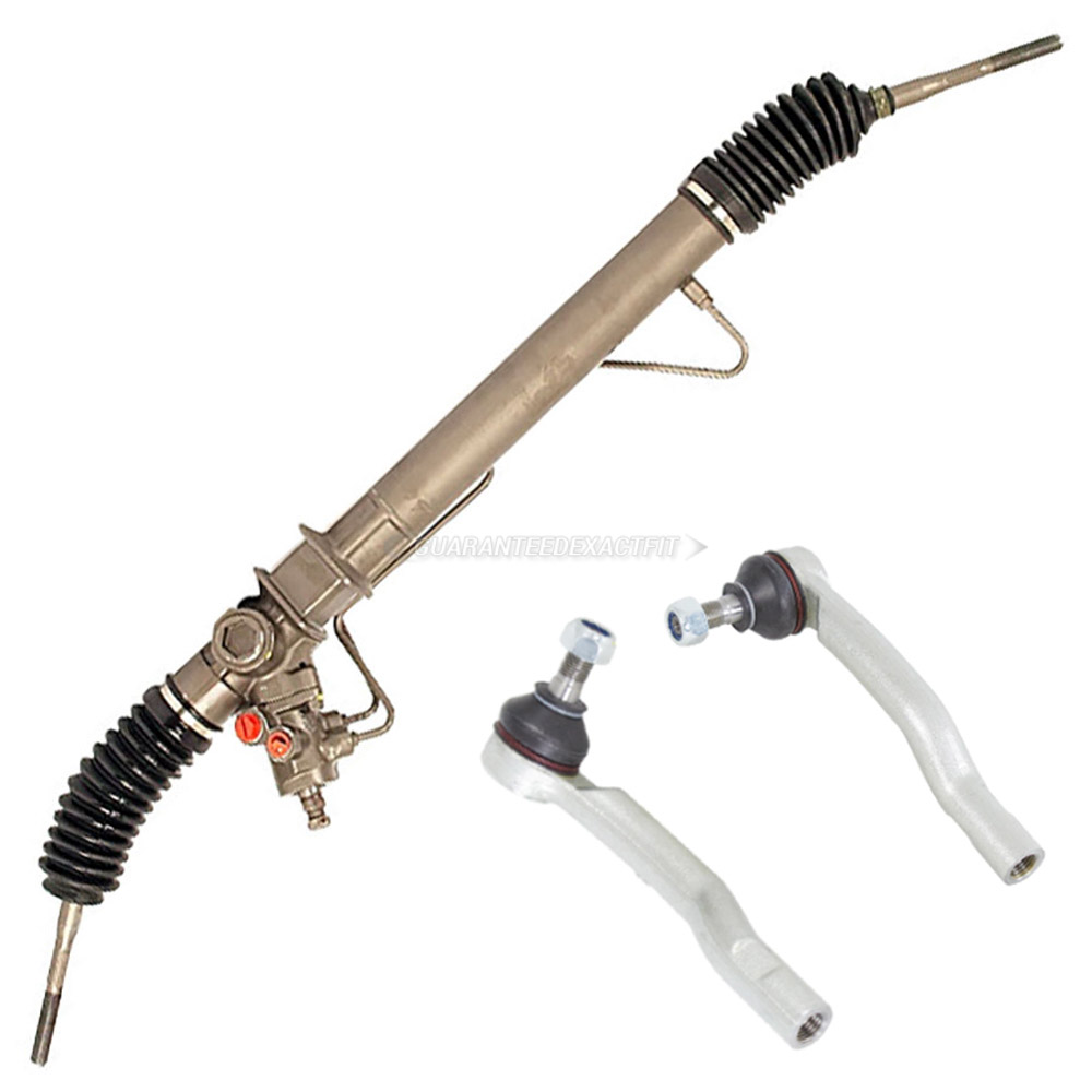 2000 Chevrolet Tracker Rack and Pinion and Outer Tie Rod Kit