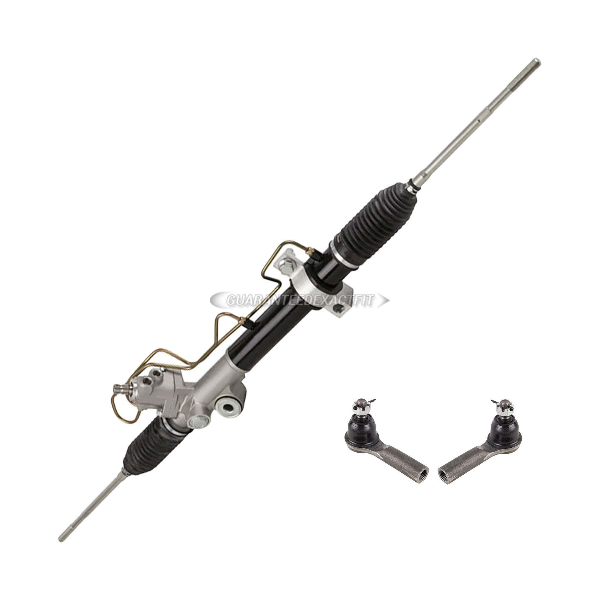 2005 Nissan Altima Rack and Pinion and Outer Tie Rod Kit Power Steering