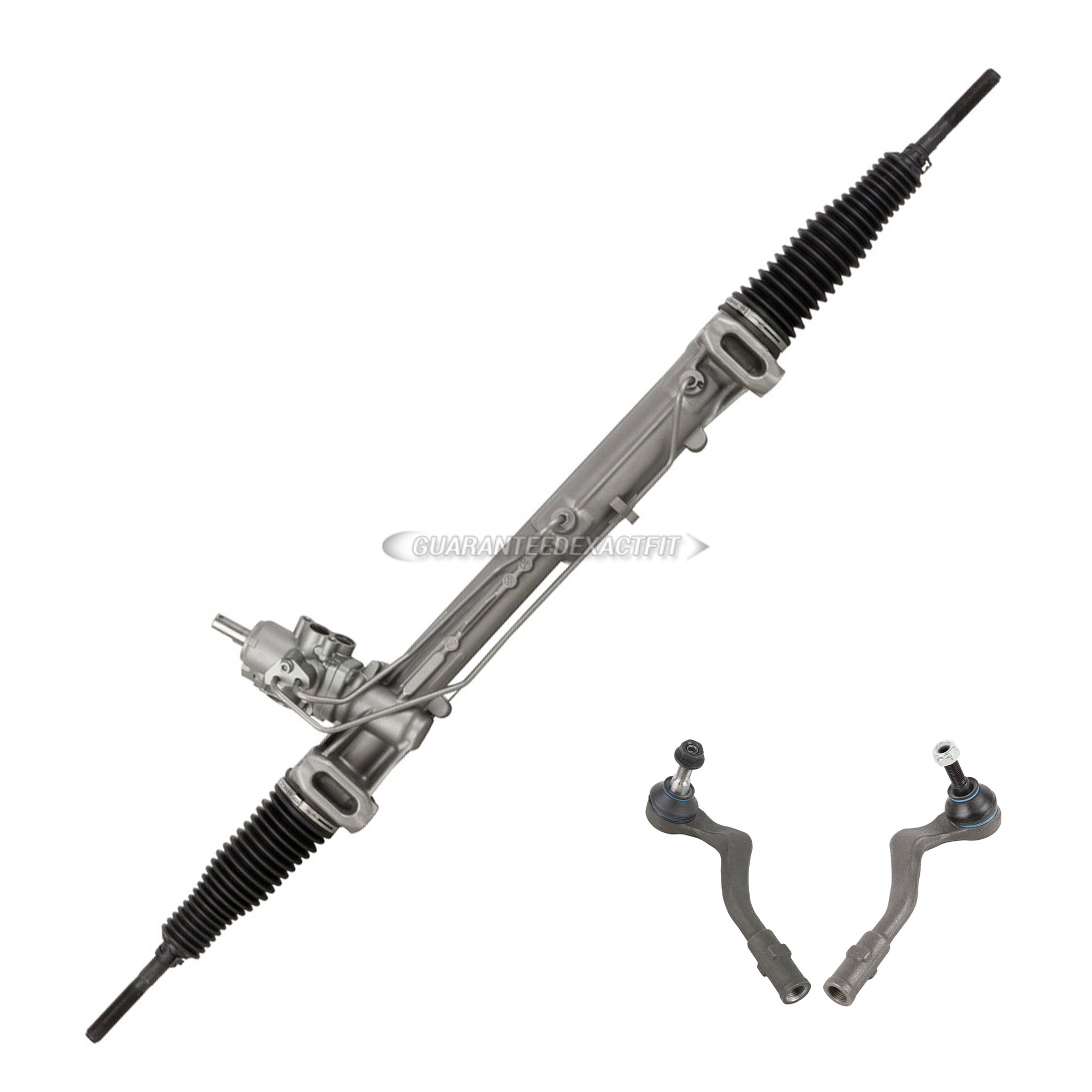 2011 Audi Q5 Rack and Pinion and Outer Tie Rod Kit 