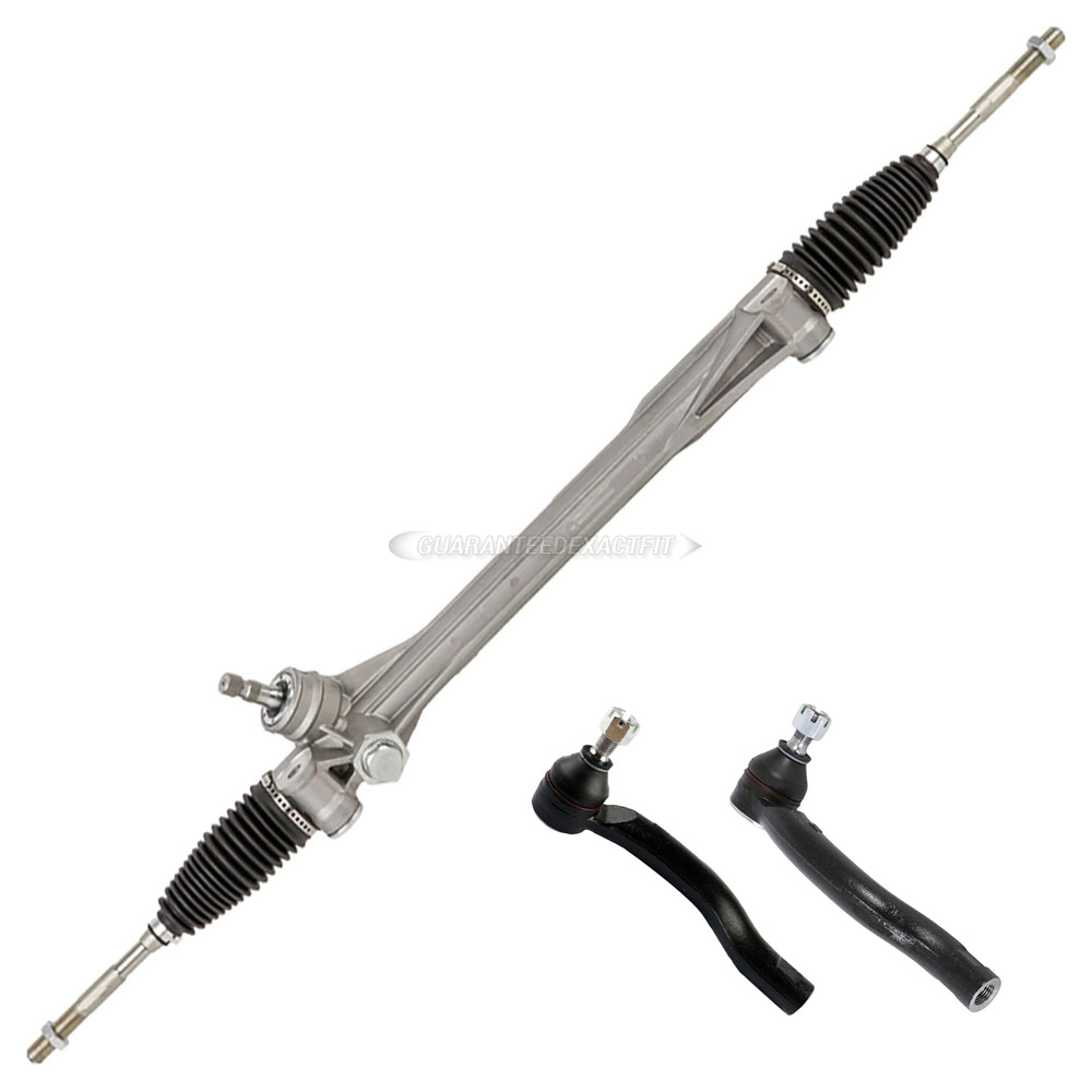 2012 Toyota RAV4 Rack and Pinion and Outer Tie Rod Kit