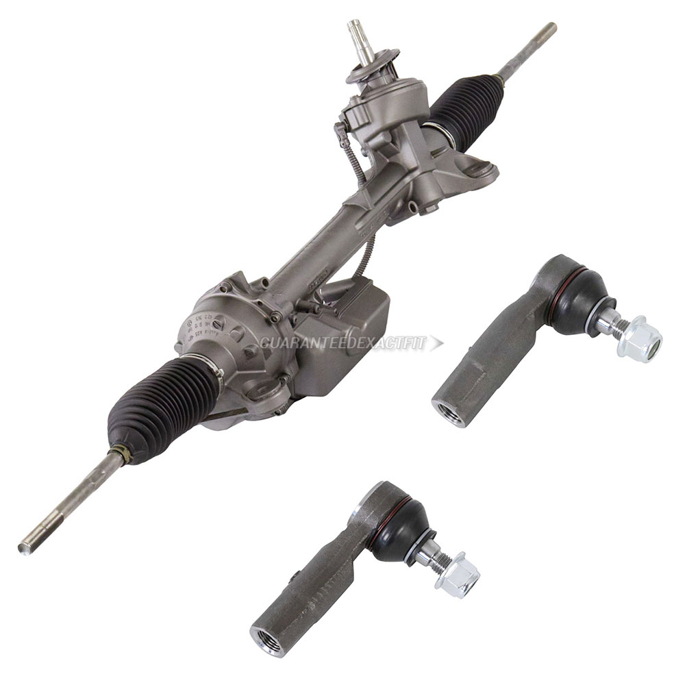 2013 Volkswagen CC Rack and Pinion and Outer Tie Rod Kit