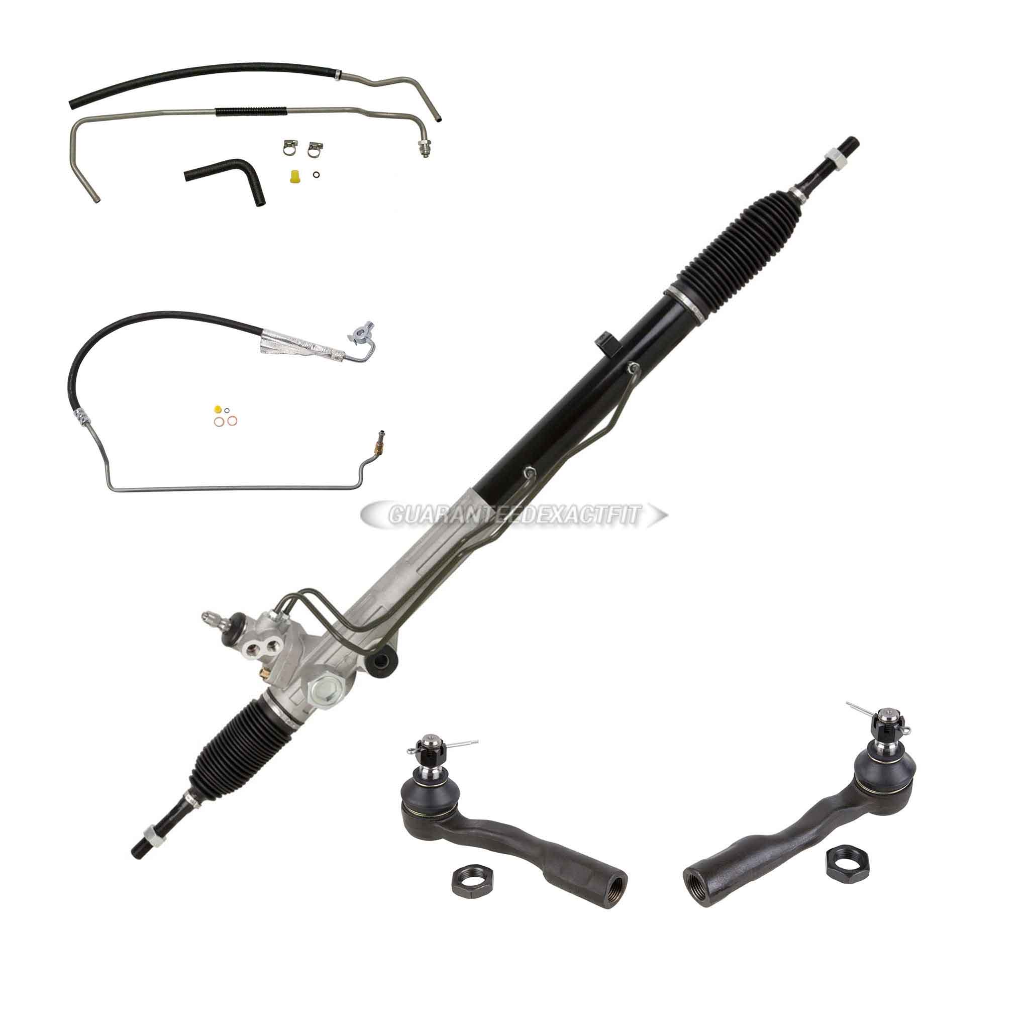 2004 Toyota Tundra rack and pinion with tie rods and ps hose kit 