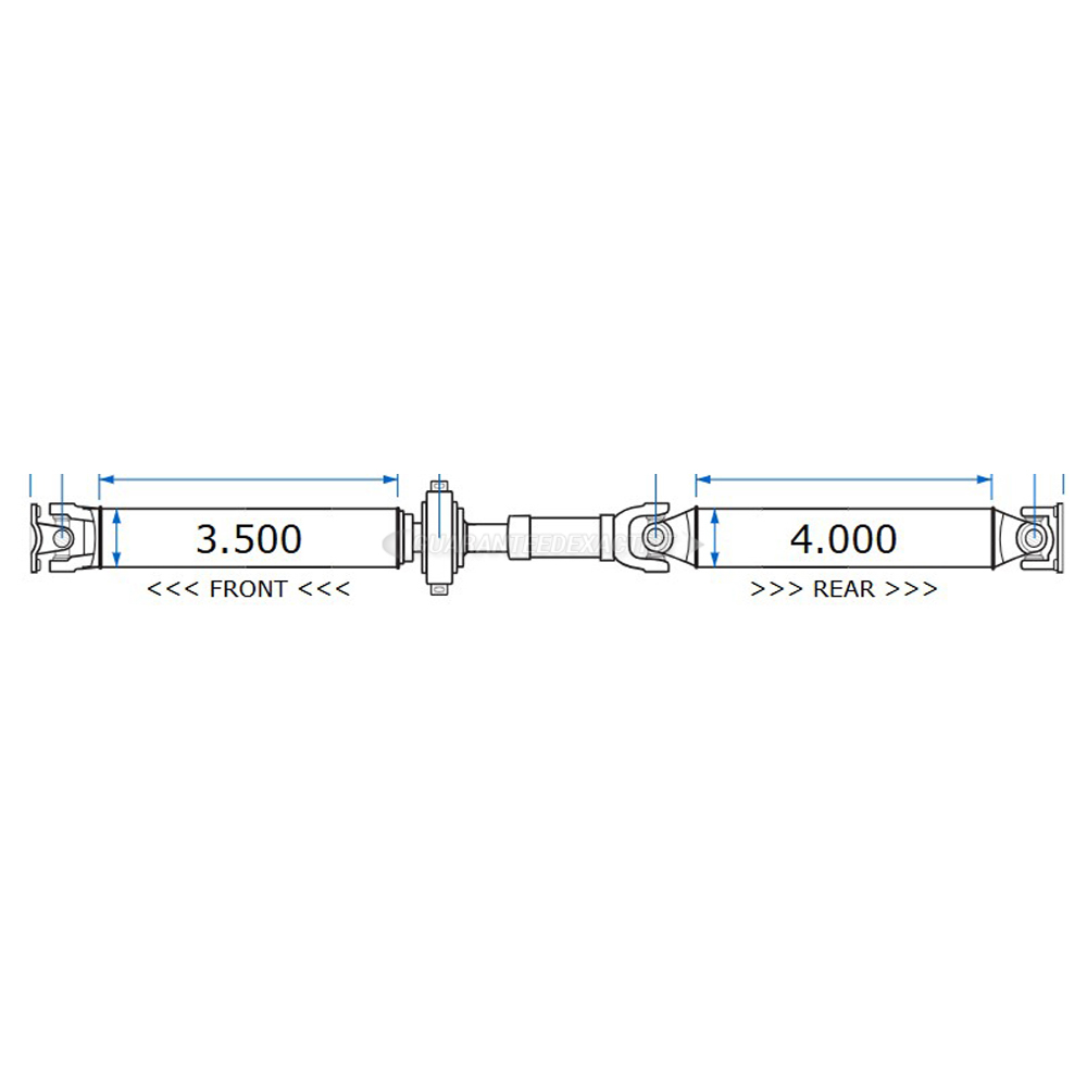BuyAutoParts 91-01988AN Driveshaft