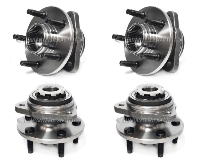 2000 Ford Ranger Wheel Hub Assembly Kit Pair of Front Hubs 4WD with 2