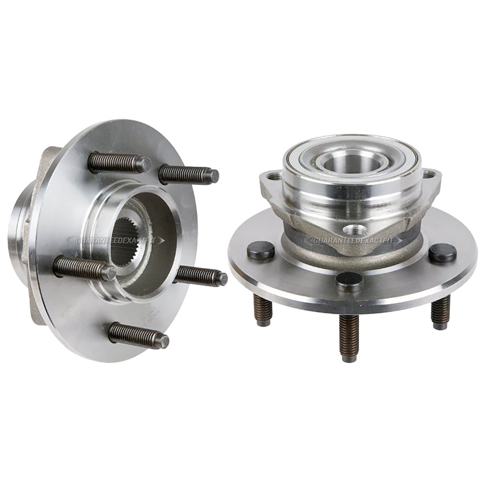 2000 Ford F Series Trucks Wheel Hub Assembly Kit Pair of Front Hubs