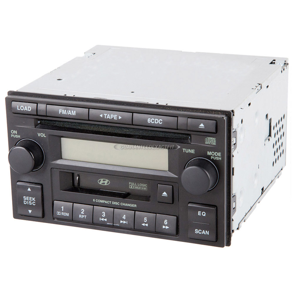 2005 Hyundai Tucson Radio or CD Player RadioAMFMCass6CD [OEM 96190