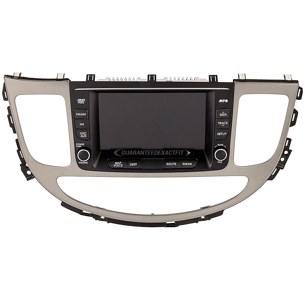 2012 Hyundai Genesis Center Module Screen InDash Navigation Display w