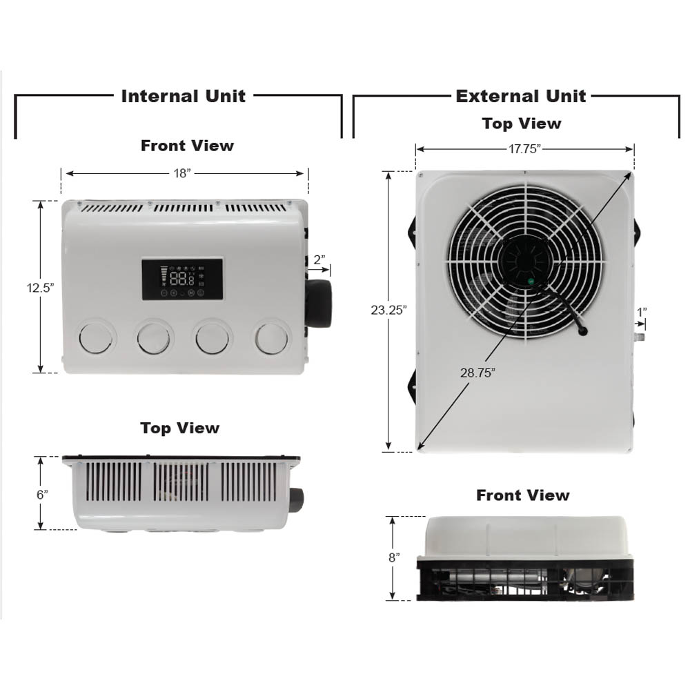 Big Parts 65-V0001BIGN Auxiliary A/C System