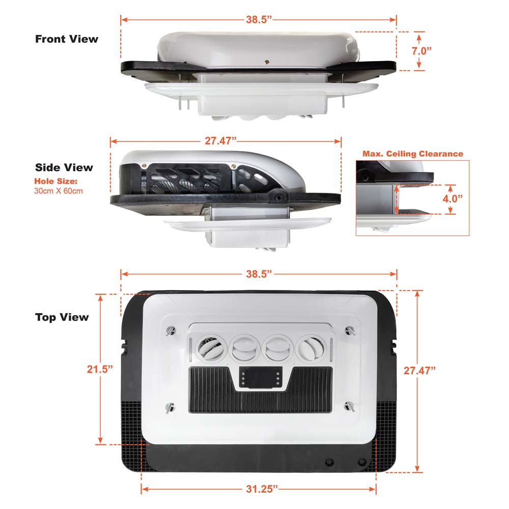 Big Parts 65-V0003BIGN Auxiliary A/C System
