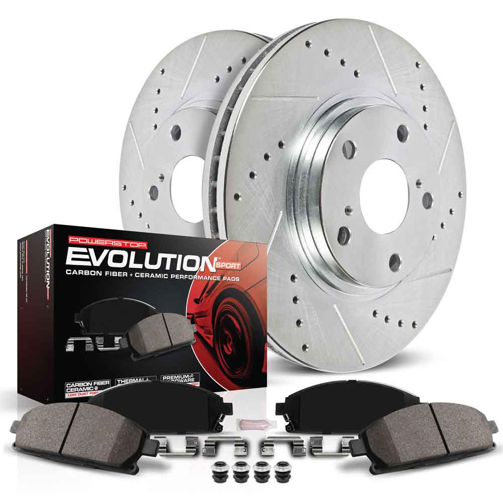 Bmw 740li performance disc brake pad and rotor kit