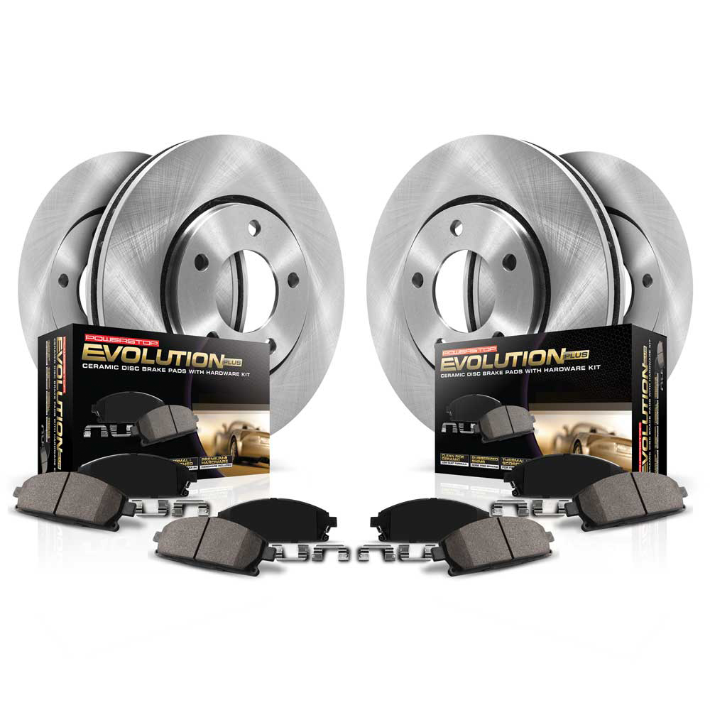 2016 BMW 330e Performance Disc Brake Pad and Rotor Kit