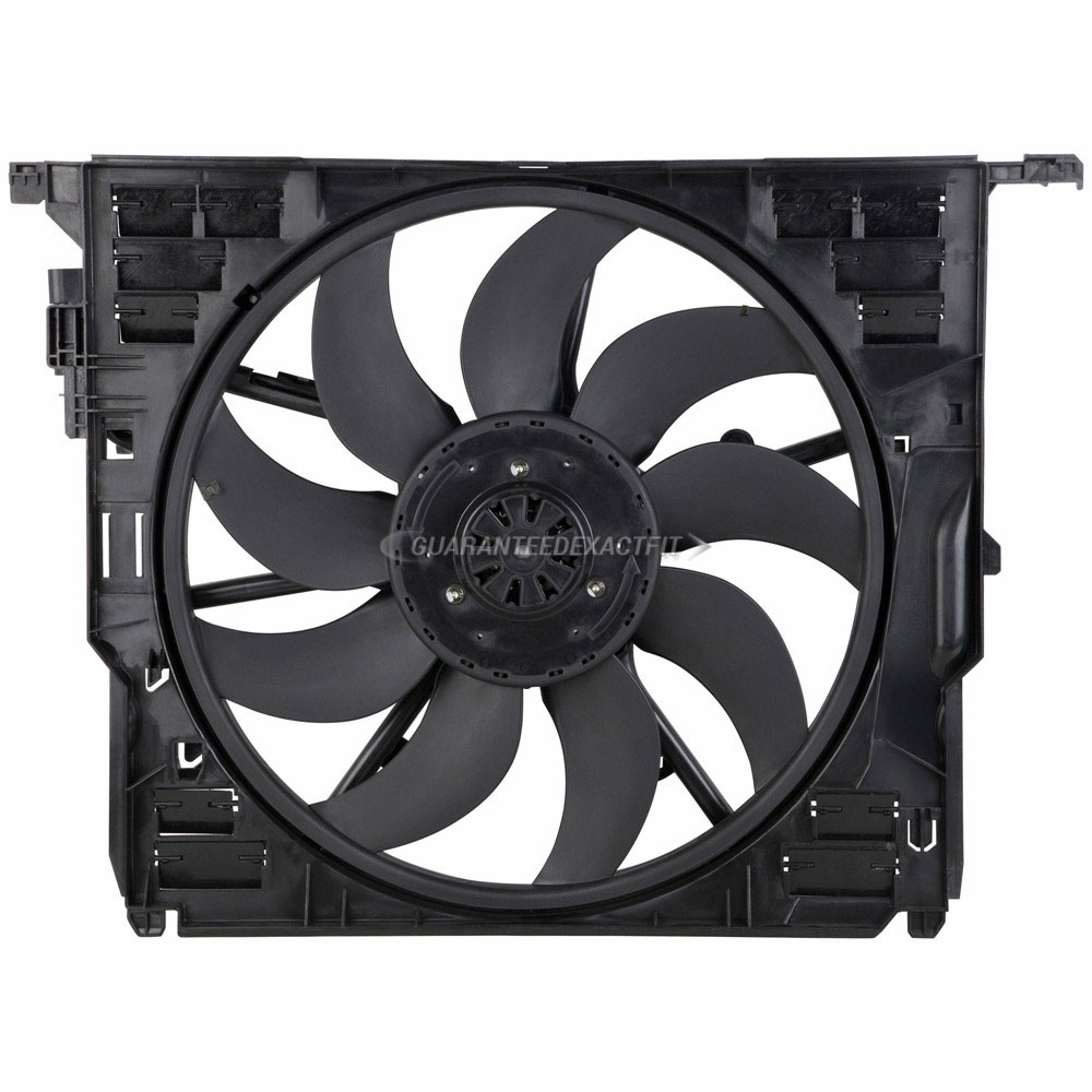 Bmw 535d cooling fan assembly