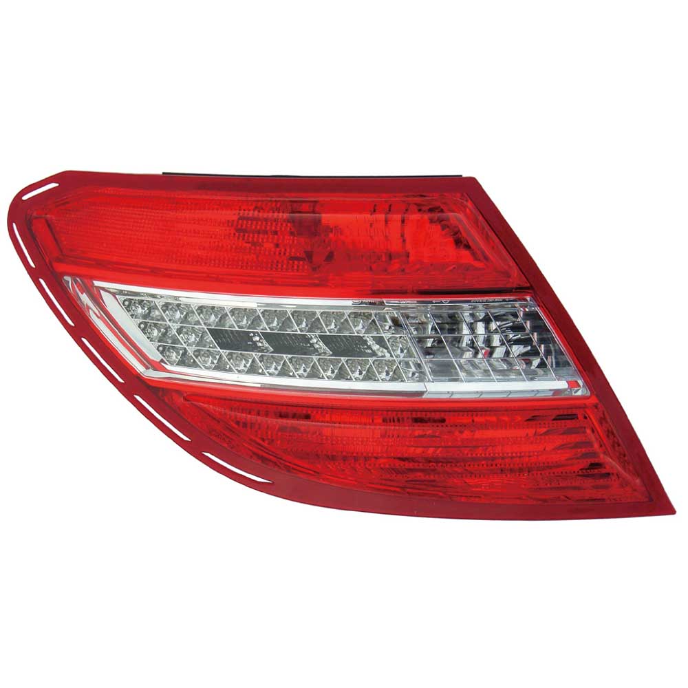 2009 Mercedes Benz C350 Tail Light Assembly Pair