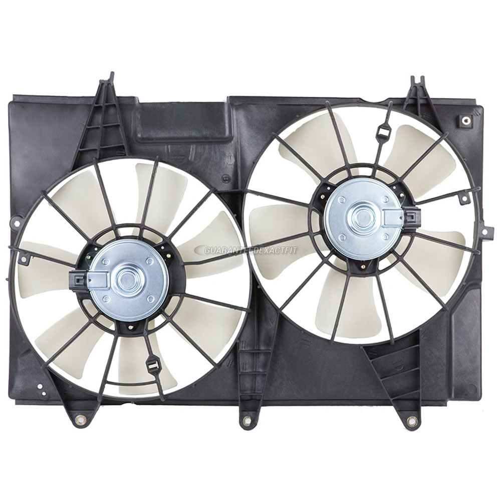 2007 Cadillac CTS Cooling Fan Assembly Dual Fan Assembly 3.6L Models